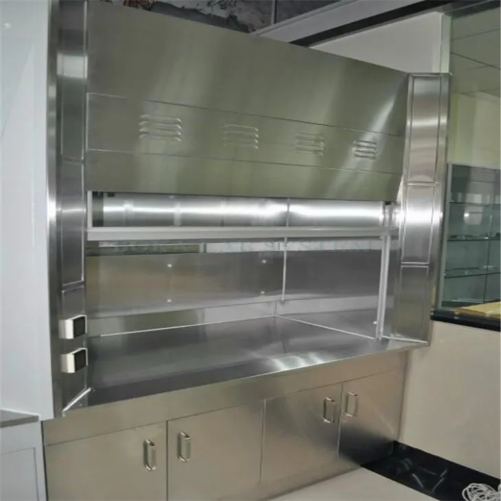 Kemijska laboratorijska korozijska odpornost iz nerjavečega jekla Fume kapuca in omara iz izpušnih hlač