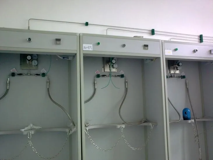 Oskrba laboratorijskega plina Bentral za laboratorijsko sobo